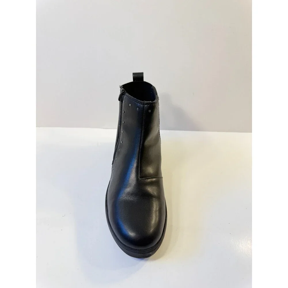 Clarks Women Zylah Willow Black Leather 8 Wide